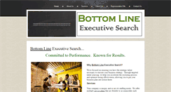 Desktop Screenshot of bottomlinestaffing.com